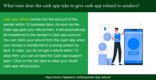 Want to troubleshoot the technical hassles of Cash App Refund? If yes then you need to seek quick technical assistance from the cash app technical team. Techies assures the users with immediate and around the clock help to every user. You will get quick solution to ensure removal of the technical. https://www.7qasearch.net/blog/cash-app-refund/