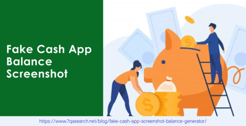 Are you one of those who are looking to get rid of Fake Cash App Balance Screenshot problems? In such a case, you have to simply get in touch with the professionals who will provide you with the one-stop solution. Besides, these geeks also provide you with the right guidance regarding the same in a hassle-free manner. https://www.7qasearch.net/blog/fake-cash-app-screenshot-balance-generator/