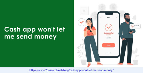 Do you want to know why the cash app is stopping you to send money from your bank account? Then you have come in the right direction to know why Cash App Won’t Let Me Send Money from bank account? To know about this you have to do nothing but just click a given link here and after that, it is a matter of just a few seconds only. https://www.7qasearch.net/blog/cash-app-wont-let-me-send-money/