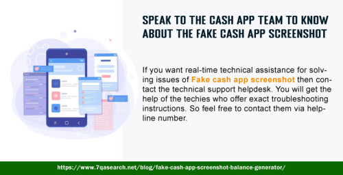 How to create a Fake Cash App Screenshot? Don’t know about the cash app refund process? To get answers to these issues, get some quick technical solutions from the technical experts. All that you can do is to reach experts by ringing on the helpline number for managing the woes. https://www.7qasearch.net/blog/fake-cash-app-screenshot-balance-generator/
