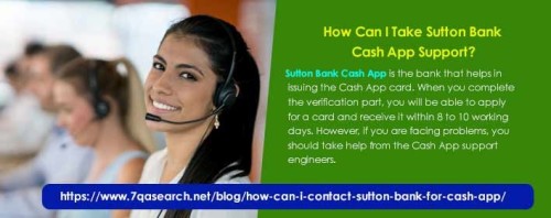 How Can I Take Sutton Bank Cash App Support