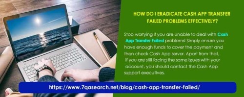 How Do I Eradicate Cash App Transfer Failed Problems Effectively