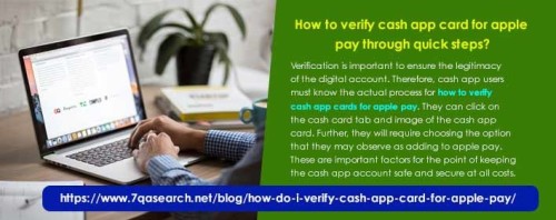 How to verify cash app card for apple pay through quick steps