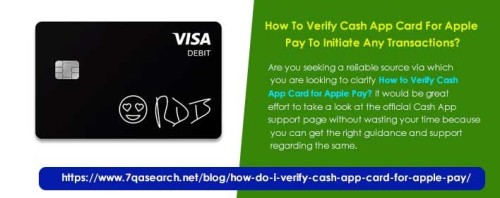 How To Verify Cash App Card For Apple Pay To Initiate Any Transactions