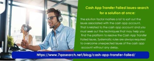 Cash App Transfer Failed issues search for a solution at once