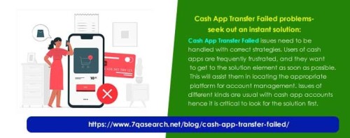 Cash App Transfer Failed problems seek out an instant solution