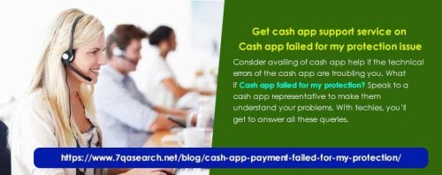 Get cash app support service on Cash app failed for my protection issue