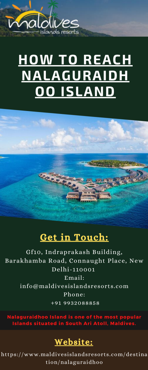 How to Reach Nalaguraidhoo Island - If you are in the Maldives, don’t forget to look over Nalaguraidhoo Beach. It should undoubtedly be part of your trip. Maldives Islands Resorts  is a leading tour company in Maldives Islands that offers perfect Places to Visit in Nalaguraidhoo Island. For further details, get in touch, https://www.maldivesislandsresorts.com/destination/nalaguraidhoo