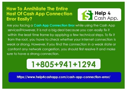 Cash App Connection Error