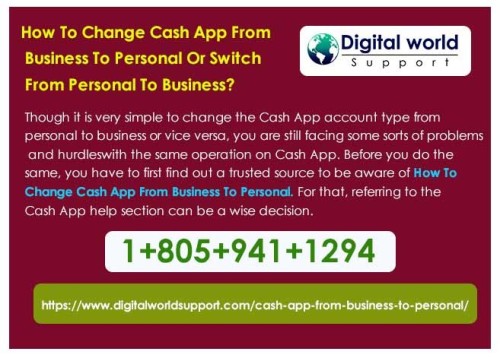 How To Change Cash App From Business To Personal Or Switch From Personal To Business