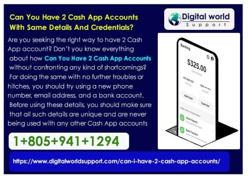 Can You Have 2 Cash App Accounts With Same Details And Credentials
