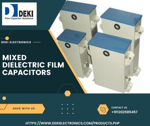 Mixed Dielectric Film Capacitors
Mixed Dielectric Film Capacitors have a high temperature-proof design, a small shape, and the ability to discharge a large current in a short period. Visit the website to place your order right now!
https://www.dekielectronics.com/products.php