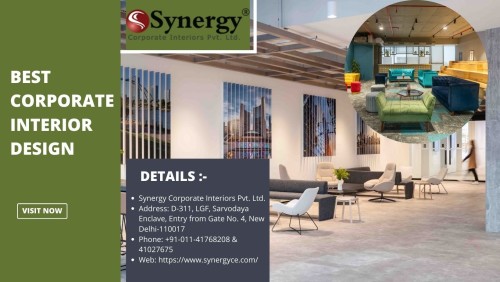 Synergy is a leading corporate interior design firm that creates inspiring and functional workplace environments. We understand that your office is more than just a place to work - it's a reflection of your company's culture and values. That's why we work with you to create a space that is both productive and comfortable, while also reflecting your unique brand.
Link: https://www.synergyce.com/