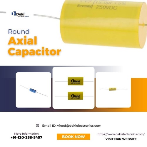Deki Electronics is a leading manufacturer of Round Axial Capacitors. Our capacitors are used in a wide variety of applications, including audio circuits, filtering, timing, and coupling. We offer a wide range of capacitance values and voltage ratings, so you can find the perfect capacitor for your needs.
Link: https://www.dekielectronics.com/about-us.php