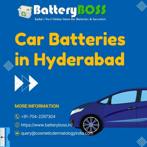 Buy premium quality Car Batteries in Hyderabad from BatteryBoss at affordable prices. Our range includes brands like Exide, Amaron, SF Sonic for a smooth driving experience. Get free testing and installation with 1 year warranty.
Website: https://www.batteryboss.in/page/car-batteries-in-hyderabad