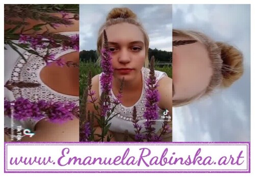 Called angel wokalistka Emanuela Rabinska na zdjęciu do wideoklipu