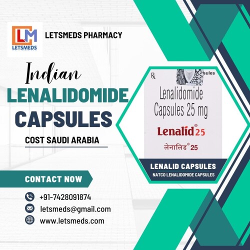 Looking for a critical component in your fight against blood disorders? We offer Buy Lenalidomide Capsules USA, a key medication in the management and treatment of multiple myeloma and certain myelodysplastic syndromes (MDS). Our Lenalidomide Capsules Cost Malaysia is designed to help patients by inhibiting the growth of diseased cells and enhancing the body’s immune response to cancer cells. Lenalidomide Capsules Price Thailand treatment requires careful monitoring by healthcare professionals. Purchase Lenalidomide Capsules UAE offer a blend of efficacy, safety, and affordability. Shipped globally, making treatment accessible to patients worldwide USA, UAE, UK, Philippines, Thailand, Malaysia, Dubai, Saudi Arabia, Romania, Poland, Peru, Russia, Vietnam, Indonesia, Myanmar, China, Taiwan, South Korea, etc. please contact us directly Call/WhatsApp: +91-7428091874, WeChat/Skype: Letsmeds, Email: letsmeds@gmail.com, Website: www.letsmeds.com.