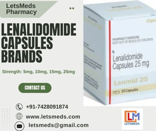 Are you in need of Generic Lenalidomide 25mg Capsules for your medical treatment? Look no further! We have a reliable supply of genuine Lenalidomide 25mg Capsules Cost available for purchase. Effective treatment for multiple myeloma and myelodysplastic syndromes. Lenalidomide 25mg Capsules Price Available as per your requirement From reputable pharmaceutical companies. Fast and secure shipping to your doorstep USA, UAE, UK, China, Philippines, Malaysia, Thailand, Taiwan, Singapore, Saudi Arabia, Dubai, etc. Contact us today to secure your supply of Purchase Lenalidomide 25mg Capsules and take a step towards better health and well-being. Contact Information Call/WhatsApp/Viber: +91-7428091874, WeChat/Skype: Letsmeds, Email: letsmeds@gmail.com, Website: www.letsmeds.com.