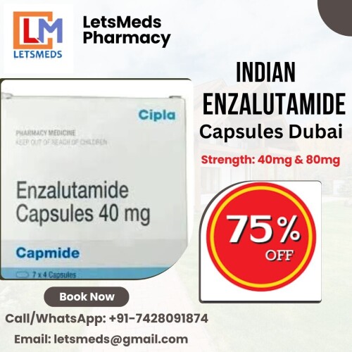 Unlock the Power of Purchase Enzalutamide Capsules Hong Kong for Prostate Cancer Treatment! Experience the benefits of Enzalutamide Capsules Cost Philippines, a cutting-edge medication for advanced prostate cancer management. Extended survival, improved quality of life, and disease progression delay await! Take charge of your health journey with Enzalutamide 40mg Capsules Online UAE. Inquire today and explore personalized treatment options tailored to your needs. Available local and international shipping options USA, UAE, UK, Philippines, Malaysia, Thailand, Singapore, China, Taiwan, Hong Kong, Saudi Arabia, Dubai, Russia, etc. Empower your prostate cancer treatment journey with Enzalutamide Capsules Brands Wholesale Dubai. For genuine Enzalutamide Capsules Brands China, contact your healthcare provider or trusted pharmacy. Consult your healthcare provider Call/WhatsApp/Viber: +91-7428091874, WeChat/Skype: Letsmeds, Email: letsmeds@gmail.com, Website: www.letsmeds.com.