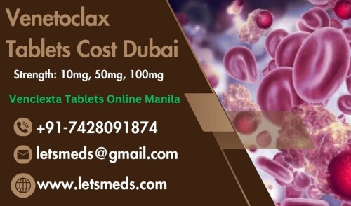 Buy Venetoclax 100mg Tablets Malaysia is a prescription medication used to treat specific types of blood cancers, such as chronic lymphocytic leukemia (CLL) and small lymphocytic lymphoma (SLL). This BCL-2 inhibitor works by inducing the death of cancer cells and is often used in combination with other treatments. Order your Indian Venetoclax 100mg Tablets China today and take control of your treatment with confidence! Fast and secure shipping available USA, UAE, UK, Philippines, Malaysia, Thailand, Saudi Arabia, Dubai, Russia, China, Taiwan, Hong Kong, Peru, Romania, etc. Get in touch today to Purchase Venetoclax 100mg Tablets UAE and take a step towards effective cancer treatment! Call/WhatsApp/Viber: +91-7428091874, WeChat/Skype: Letsmeds, Email: letsmeds@gmail.com, Website: www.letsmeds.com.