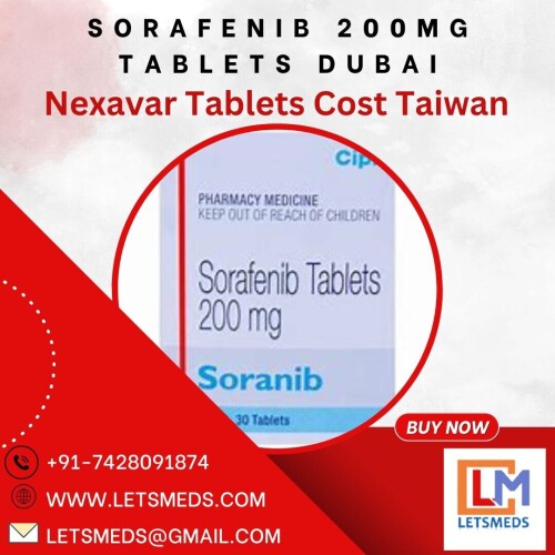 Purchase Sorafenib 200mg Tablets Price UAE, known by the brand name Nexavar Tablets Cost Dubai, are available for sale. This FDA-approved medication is specifically designed for the treatment of advanced cancers, including hepatocellular carcinoma (HCC), renal cell carcinoma (RCC), and differentiated thyroid carcinoma that is refractory to radioactive iodine treatment. Indian Sorafenib 200mg Tablets Philippines is a multi-kinase inhibitor that targets tumor growth and angiogenesis, offering a potent therapeutic option for patients. Ensure you consult with your healthcare provider to determine if Generic Sorafenib 200mg Tablets Malaysia is the right treatment option for you. Delivered directly to your home USA, UAE, UK, Philippines, Malaysia, Thailand, Saudi Arabia, Dubai, Singapore, China, Hong Kong, Taiwan, Russia, Peru, Romania, etc. Reach out via email or phone for pricing and availability Call/WhatsApp/Viber: +91-7428091874, Email: letsmeds@gmail.com, Website: www.letsmeds.com.