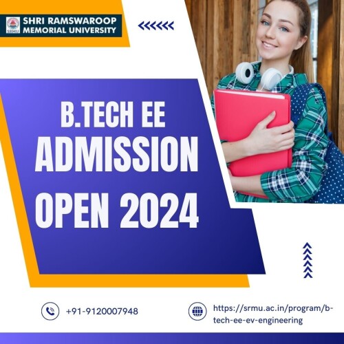 SRMU announces B.Tech EE Admission Open 2024! Apply now for cutting-edge engineering education and secure your future in electrical engineering. For more information visit the website now.
Website: https://srmu.ac.in/program/b-tech-ee-ev-engineering
