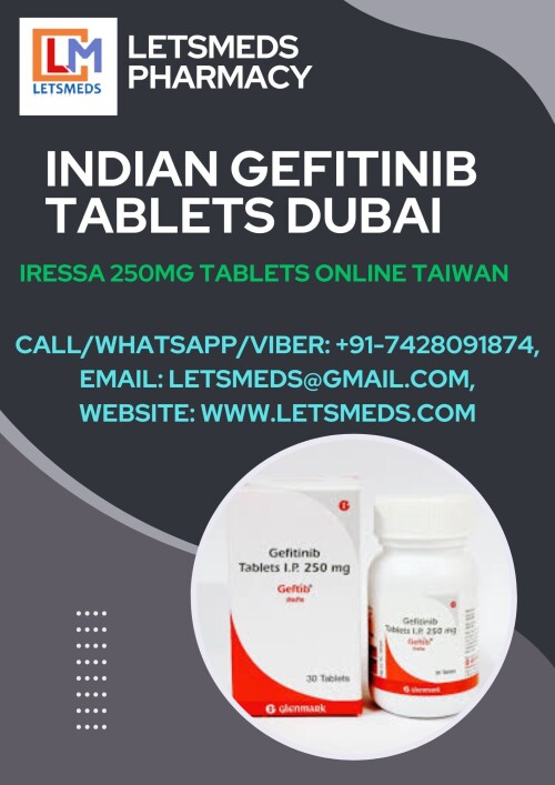 Buy Gefitinib 250mg Tablets Manila is a potent tyrosine kinase inhibitor used primarily in the treatment of non-small cell lung cancer (NSCLC) with specific mutations in the epidermal growth factor receptor (EGFR). This targeted therapy helps inhibit cancer cell growth and proliferation, offering a more precise and effective treatment option. Always consult with your healthcare provider to ensure Indian Gefitinib 250mg Tablets Online USA is the right treatment option for your condition. Detailed prescribing information and patient support available upon request. International shipping options available USA, UAE, UK, Philippines, Malaysia, Thailand, Singapore, China, Hong Kong, Taiwan, Saudi Arabia, Dubai, South Korea, and other countries. Unlock the potential of targeted cancer therapy with Gefitinib Tablets Wholesale Philippines. Contact us todayCall/WhatsApp/Viber: +91-742809174, WeChat/Skype: Letsmeds, Email: letsmeds@gmail.com, Website: www.letsmeds.com.