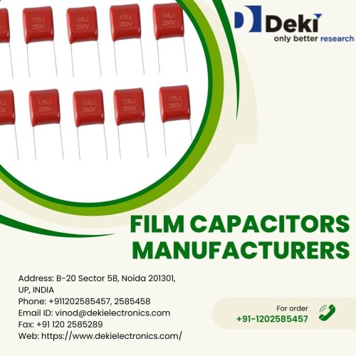 Deki Electronics is a leading film capacitors manufacturer, providing high-quality capacitors for various applications—Trust Deki for reliable and efficient film capacitors.
Website: https://www.dekielectronics.com/