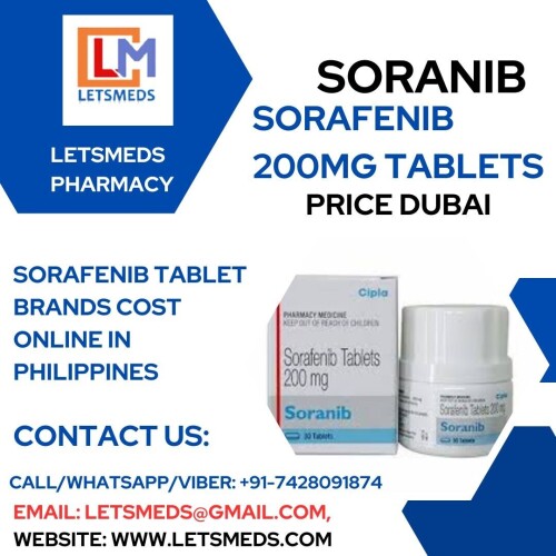 Are you in search of a more cost-effective option to procure Buy Sorafenib Tablets Cost Thailand? Look no further! With our seamless delivery services and devoted customer support team, your medication can be conveniently dispatched to your doorstep. Sorafenib Tablets Available Brands USA with ease and benefit from a stress-free buying process. We offer shipping of Sorafenib Tosylate Tablets Online UAE to various countries, extending from USA, UAE, UK, Philippines, Malaysia, Thailand, Singapore, Dubai, Saudi Arabia, China, Peru, Russia, Hong Kong, Egypt, Romania, Taiwan, and beyond. Seize this chance to secure Sorafenib 200mg Tablets at a discounted rate, covering delivery expenses. For further assistance, feel free to contact us today by Call/WhatsApp/Viber: +91-7428091874, WeChat/Skype: Letsmeds, Email: letsmeds@gmail.com, Website: www.letsmeds.com.