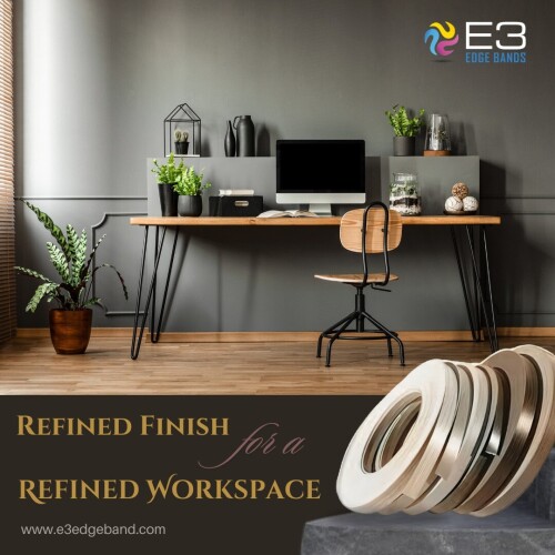 Explore top PVC edge band manufacturers in India offering premium quality, durable, and stylish solutions. These companies excel in innovative designs and sustainable practices, ensuring perfect edges and enhanced aesthetics for your furniture and interior projects. Ideal for modern and classic designs alike.

Visit us:- https://e3edgeband.com/