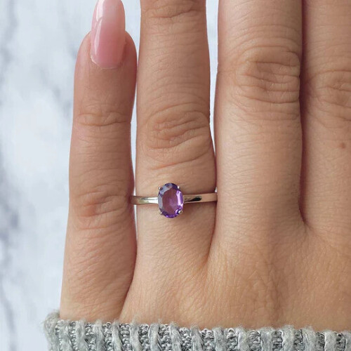 The delicacy of the dainty amethyst ring , curated in 925 sterling silver, is a beauty. The dainty design and soft purple shade make it the perfect accessory for any outfit. The sparkling effect of amethyst gemstone adds a touch of elegance to everyday attire. It’s a subtle yet stunning jewelry piece that never fails to draw compliments. This dainty ring is a true embodiment of understated glamour & exquisite beauty.

Visit Now @ https://www.sagaciajewelry.com/collections/dainty-amethyst-rings
