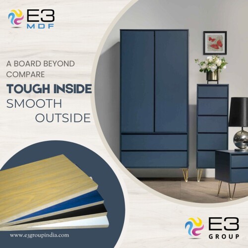 E3 Group is a leading MDF board dealer in India, providing high-quality products at competitive prices. Our extensive product range and excellent customer service ensure a hassle-free experience for our clients.

Visit us:- https://e3groupindia.com/mdf-manufacturer-in-india/