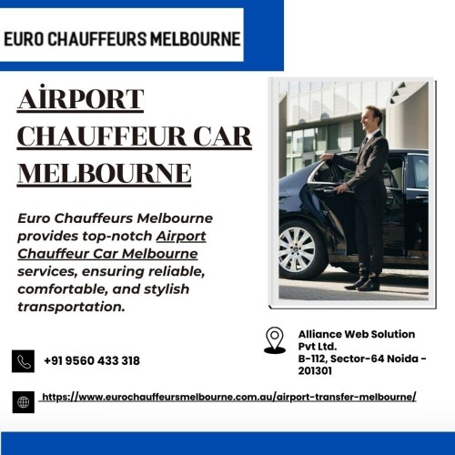 Experience premium airport chauffeur car services Melbourn with Euro chauffeurs Melbourne. Enjoy a seamless, luxurious journey with professional drivers, ensuring punctuality and comfort. 
Visit:- https://www.eurochauffeursmelbourne.com.au/airport-transfer-melbourne/