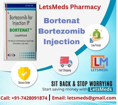 Looking to Purchase Bortezomib 2mg Injection Pasay Philippines? Our commitment to quality, affordable pricing, and convenient shipping options make us the ideal destination for all your medication needs. LetsMeds offers competitive prices and convenient shipping options for high-quality Indian Bortezomib Injection Philippines. Don't hesitate, contact LetsMeds today to experience the superior quality and service we provide. To learn more about Generic Bortezomib Injection Manila from LetsMeds Pharmacy. Bortezomib 2mg Injection Cost Makati is a potent medication used primarily for the treatment of multiple myeloma and mantle cell lymphoma. We ship to various cities nationwide, including Quezon City, Manila, Davao City, and Caloocan. Contact us today for more information or to place an order Call/WhatsApp/Viber: +91-7428091874, Email: letsmeds@gmail.com, Website: www.letsmeds.com.

https://www.letsmeds.com/bortenat-bortezomib-injection-natco