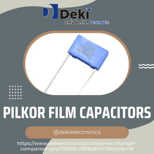 Deki Electronics offers high-quality Pilkor Film Capacitors, ensuring reliable performance for your electronic applications. Trust us for durable, efficient solutions that meet your precise needs.
Website: https://www.dekielectronics.com/series-changer-comparison.php?sERID=159&dEKI=11&comp=10