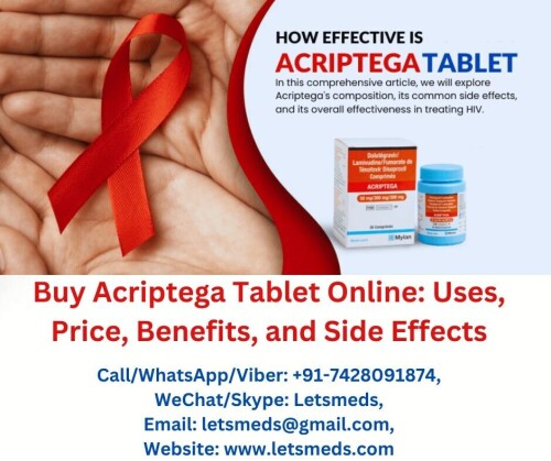 By supplying Mylan Acriptega Tablets Dolutegravir Lamivudine and Tenofovir Brands at wholesale pricing, we are committed to making this life-saving medication more easily accessible to individuals. The opportunity to Purchase Acriptega Tablets Pasay at wholesale prices from LetsMeds provides numerous benefits, including cost savings, convenience, availability, quality assurance, and excellent customer service. We ship Original Acriptega Tablets Philippines to a wide range of countries worldwide, including but not limited to the United States, the United Kingdom, China, Italy, and many others. Seize this chance to acquire Dolutegravir Lamivudine and Tenofovir Brands Acriptega Tablets Cost Manila at a reduced rate that includes delivery expenses. A prescription from a healthcare provider is required to obtain Acriptega Tablets Alternative Makati. please reach out using the contact details above Call WhatsApp Viber: +91-7428091874, WeChat Skype: Letsmeds, Email: letsmeds@gmail.com, Website: www.letsmeds.com.