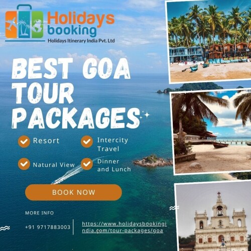 Discover the best Goa tour packages with sun-kissed beaches, vibrant nightlife, and rich culture. Enjoy curated itineraries, luxurious stays, and thrilling adventures for an unforgettable getaway. Book now for the ultimate Goa experience!

To know more:-https://www.holidaysbookingindia.com/tour-packages/goa