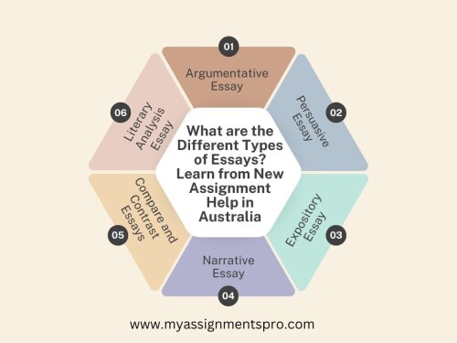 What are the Different Types of Essays Learn from New Assignment Help in Australia