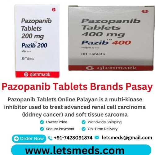 Buy Pazopanib 200mg Tablets Manila Medication from LetsMeds Pharmacy and enjoy discounts of up to 65%! The percentage of discount is tailored to your order quantity and bulk purchases. It’s a cost-effective way to get your Pazopanib 200mg Tablets Online Pasay generic medication at a lower price. Whether you’re looking for Generic Pazopanib Tablets Cebu City medicines or other options, LetsMeds Pharmacy has you covered. Order in bulk and enjoy the benefits of up to 65% off on Pazopanib Tablets Cost Quezon City Medication. For more details, get in touch with us today! Call/WhatsApp/Viber: +91-7428091874, WeChat/Skype: Letsmeds, Email: letsmeds@gmail.com, Website: www.letsmeds.com.


https://www.letsmeds.com/pazopanib-tablet-price-philippines